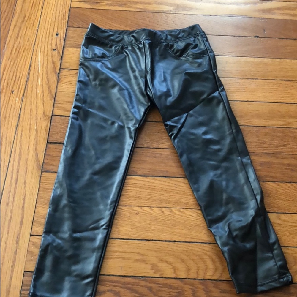 New Sofi pleather leggings size 3T